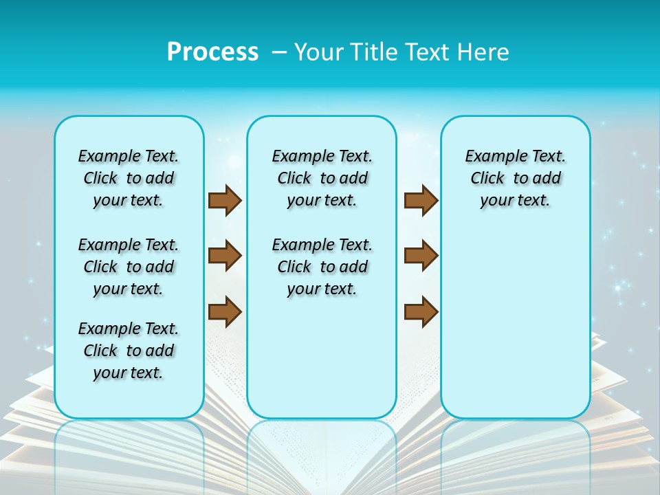 Textbook Glowing Wizard PowerPoint Template