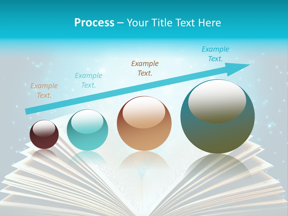 Textbook Glowing Wizard PowerPoint Template