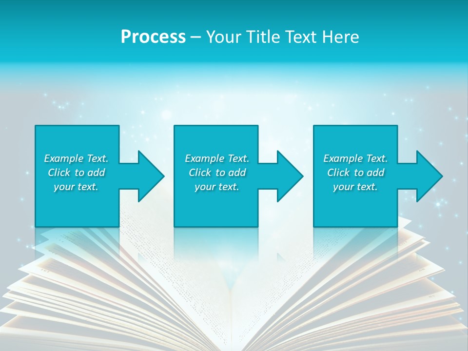 Textbook Glowing Wizard PowerPoint Template