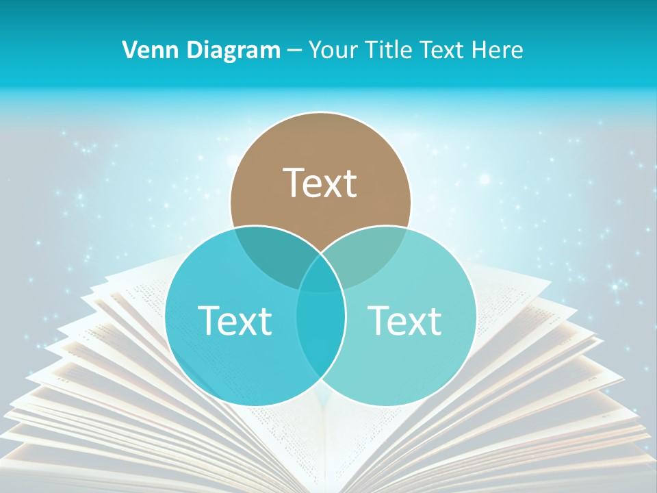 Textbook Glowing Wizard PowerPoint Template