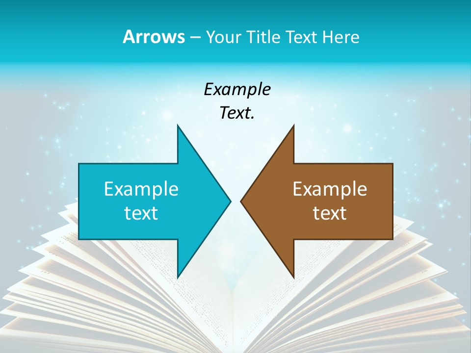 Textbook Glowing Wizard PowerPoint Template