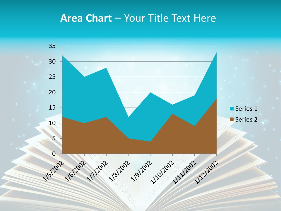Textbook Glowing Wizard PowerPoint Template