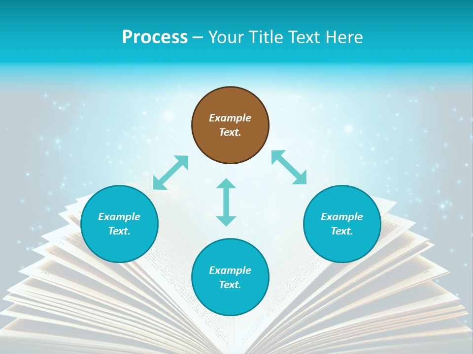 Textbook Glowing Wizard PowerPoint Template