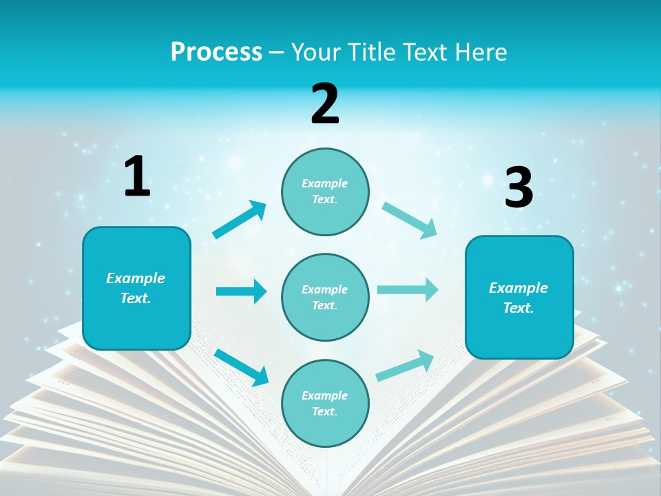 Textbook Glowing Wizard PowerPoint Template