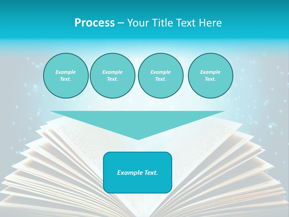 Textbook Glowing Wizard PowerPoint Template
