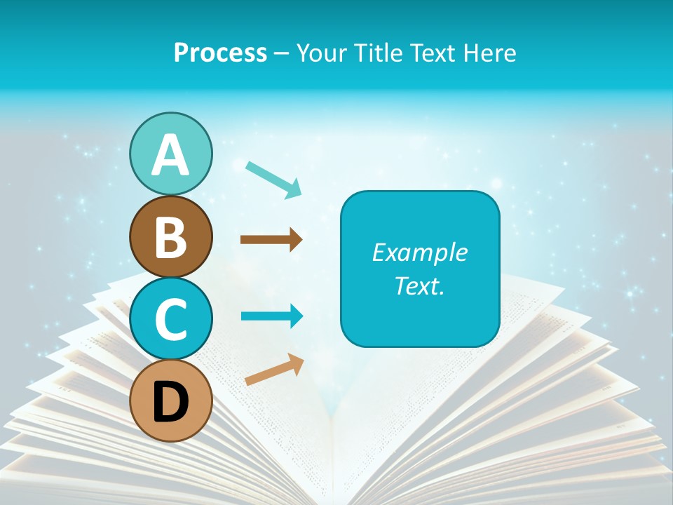 Textbook Glowing Wizard PowerPoint Template