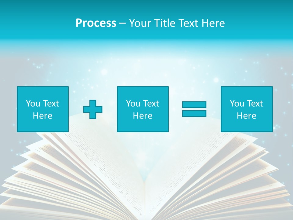 Textbook Glowing Wizard PowerPoint Template
