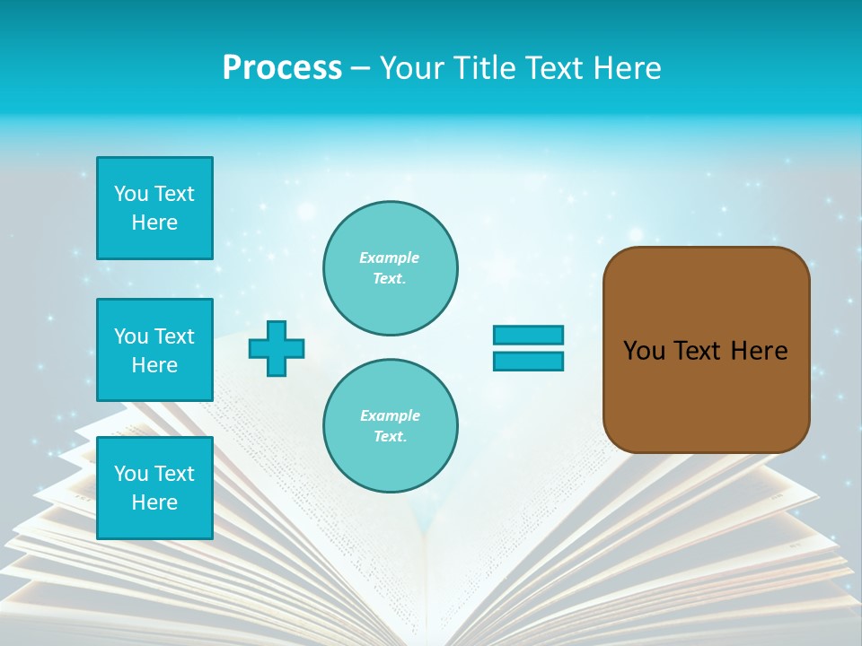 Textbook Glowing Wizard PowerPoint Template