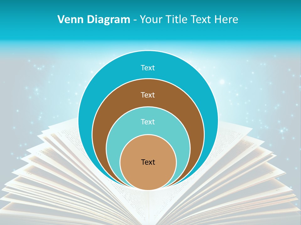 Textbook Glowing Wizard PowerPoint Template