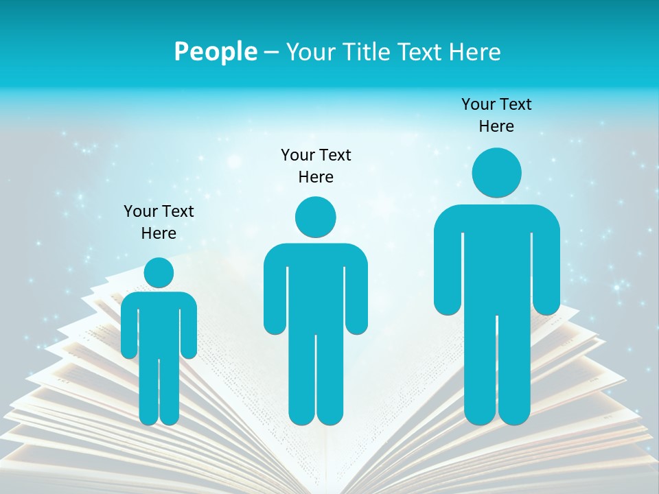 Textbook Glowing Wizard PowerPoint Template