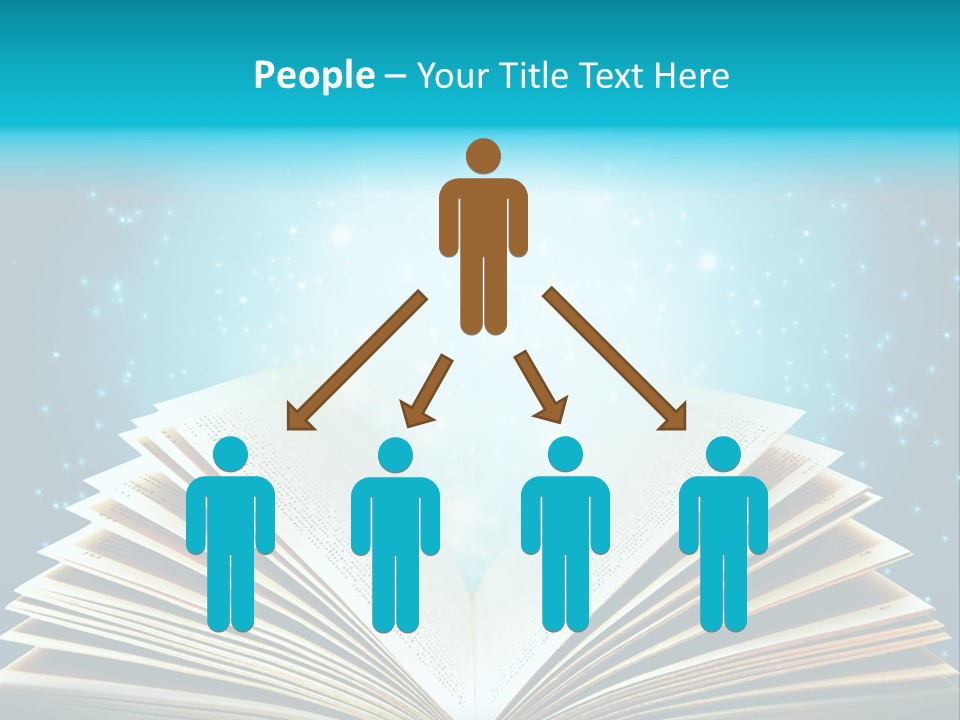 Textbook Glowing Wizard PowerPoint Template