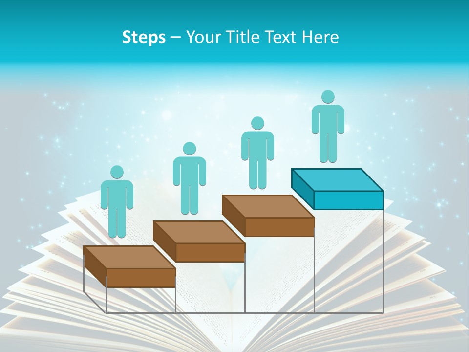 Textbook Glowing Wizard PowerPoint Template