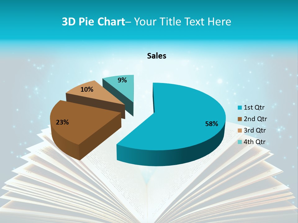 Textbook Glowing Wizard PowerPoint Template