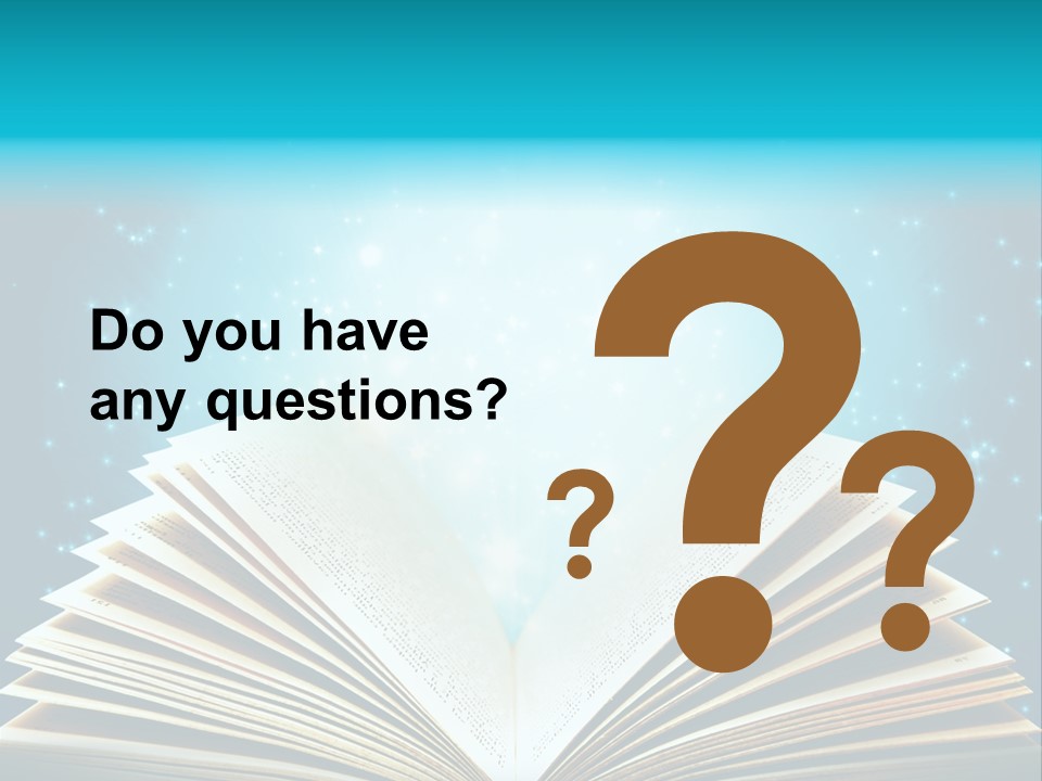 Textbook Glowing Wizard PowerPoint Template