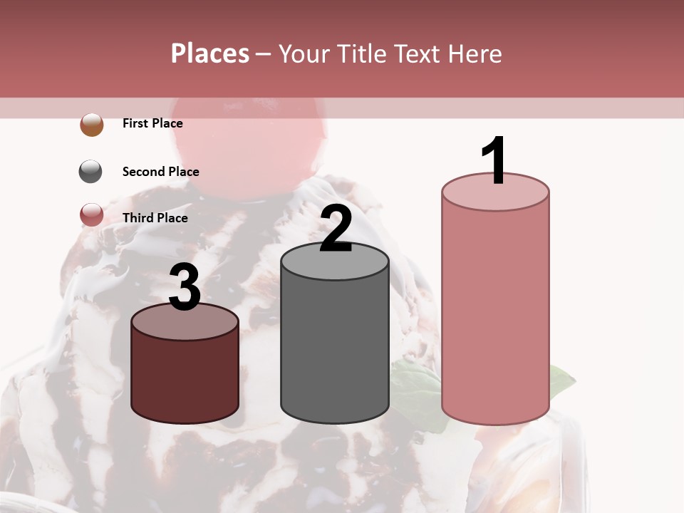 Cream Syrup Sweet PowerPoint Template