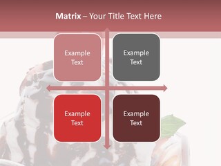 Cream Syrup Sweet PowerPoint Template