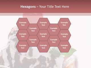 Cream Syrup Sweet PowerPoint Template