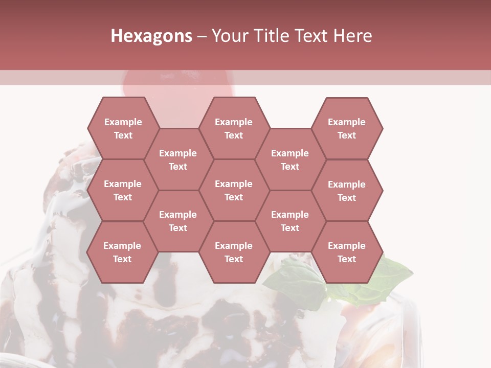 Cream Syrup Sweet PowerPoint Template