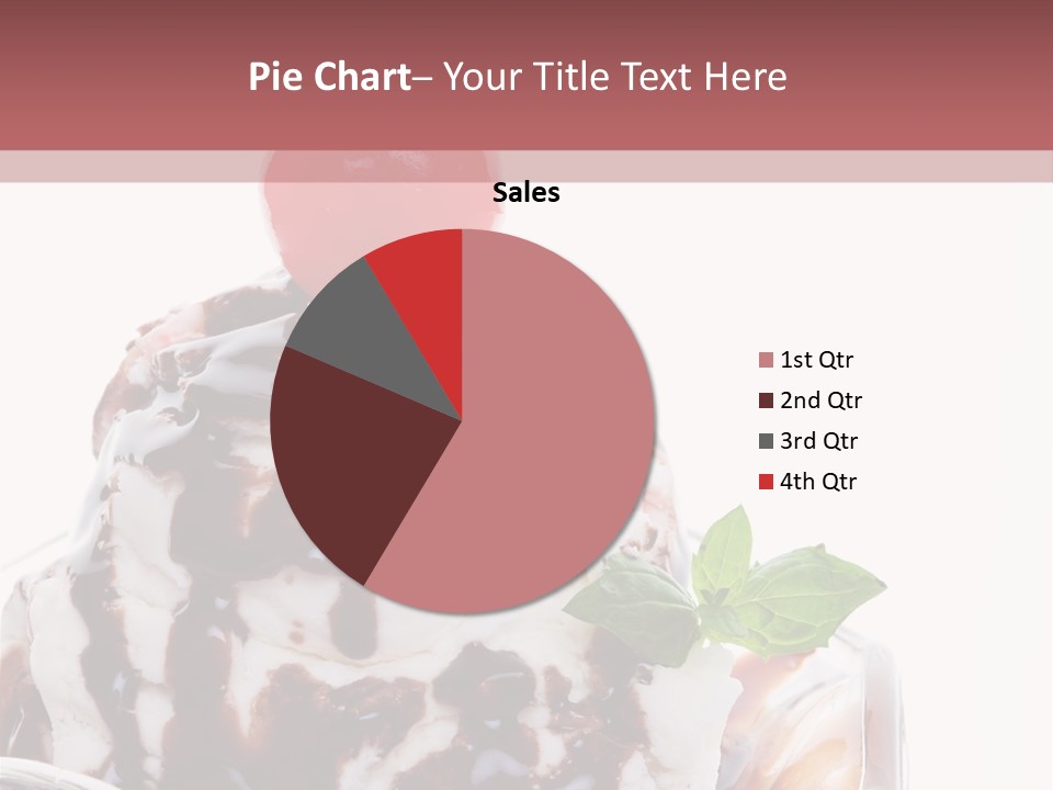 Cream Syrup Sweet PowerPoint Template