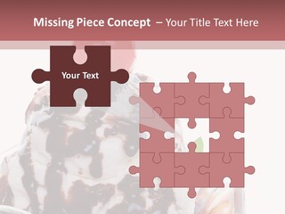 Cream Syrup Sweet PowerPoint Template