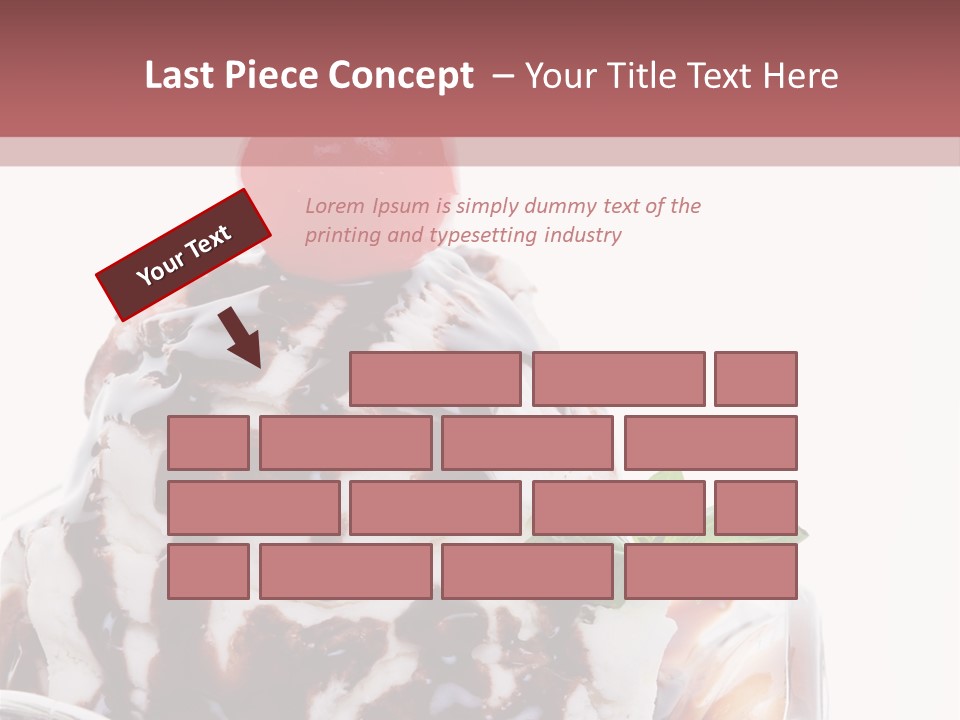 Cream Syrup Sweet PowerPoint Template