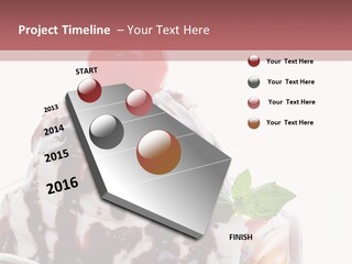 Cream Syrup Sweet PowerPoint Template