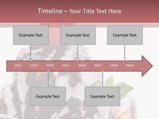 Cream Syrup Sweet PowerPoint Template