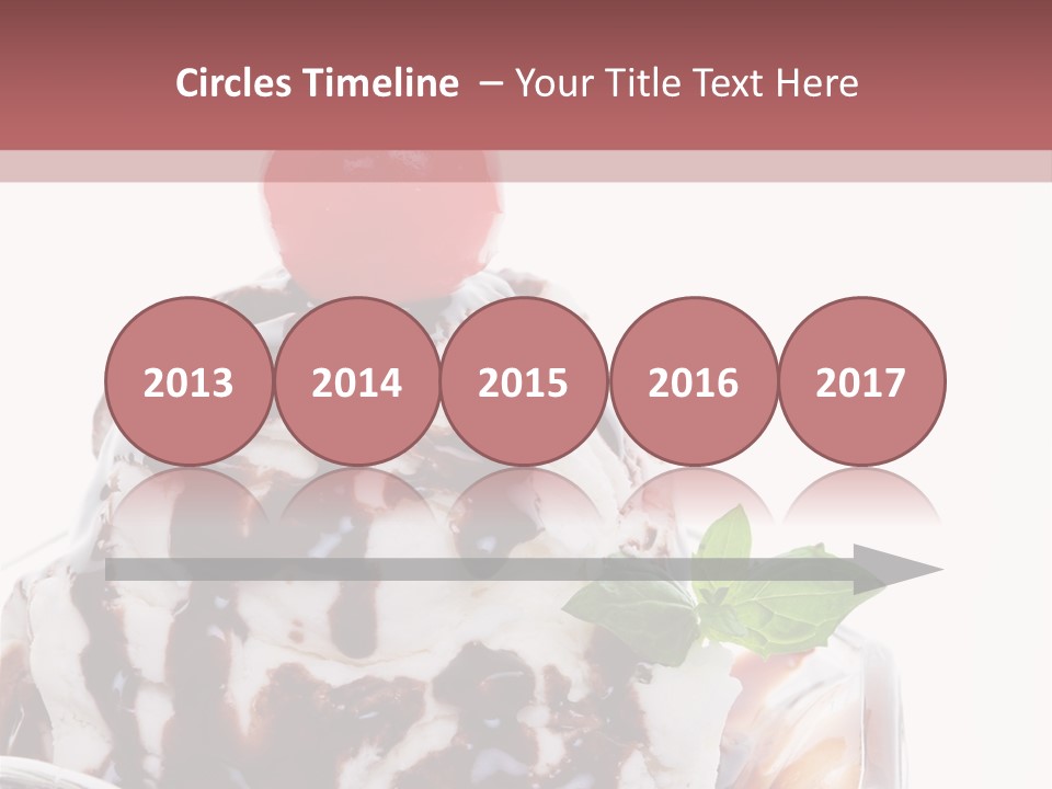 Cream Syrup Sweet PowerPoint Template