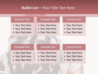 Cream Syrup Sweet PowerPoint Template