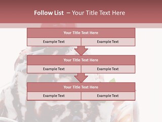 Cream Syrup Sweet PowerPoint Template