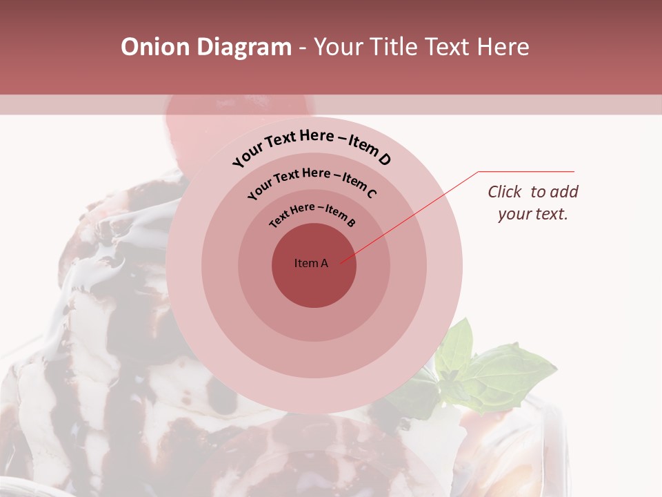 Cream Syrup Sweet PowerPoint Template
