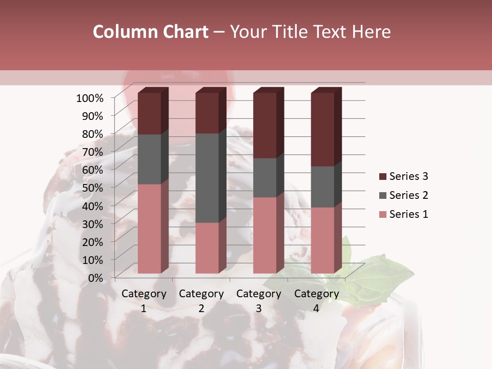 Cream Syrup Sweet PowerPoint Template