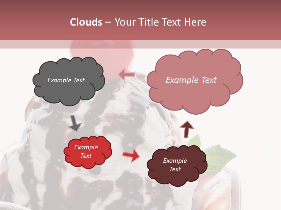 Cream Syrup Sweet PowerPoint Template