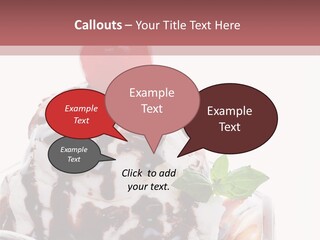 Cream Syrup Sweet PowerPoint Template