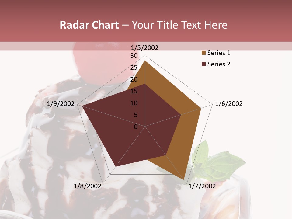 Cream Syrup Sweet PowerPoint Template