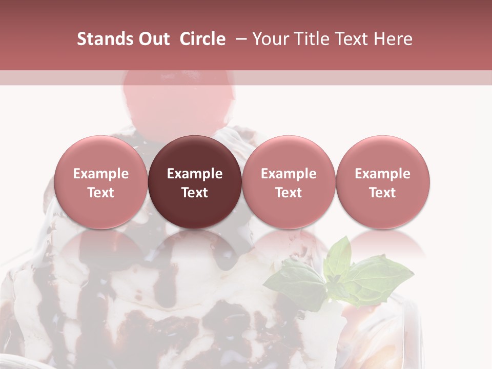 Cream Syrup Sweet PowerPoint Template