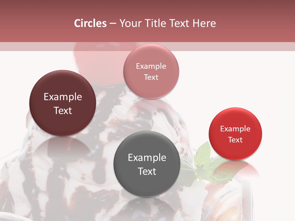 Cream Syrup Sweet PowerPoint Template