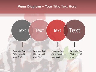 Cream Syrup Sweet PowerPoint Template