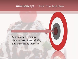 Cream Syrup Sweet PowerPoint Template