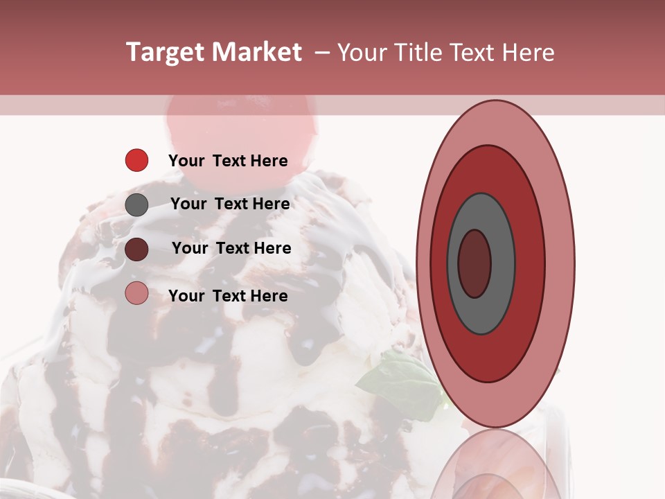 Cream Syrup Sweet PowerPoint Template