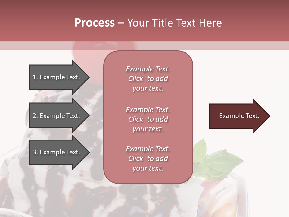Cream Syrup Sweet PowerPoint Template
