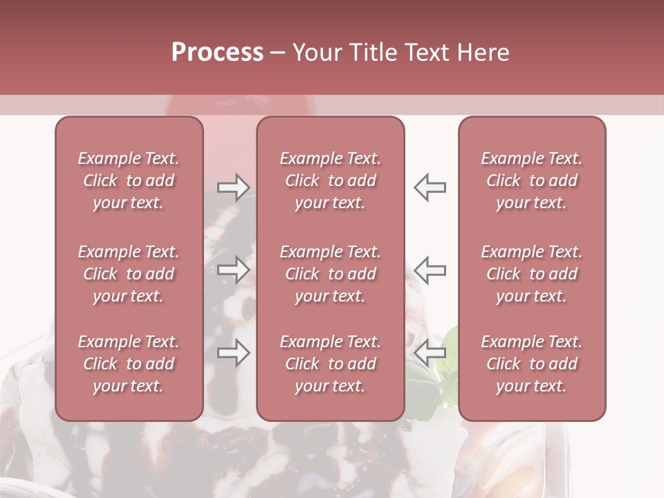Cream Syrup Sweet PowerPoint Template