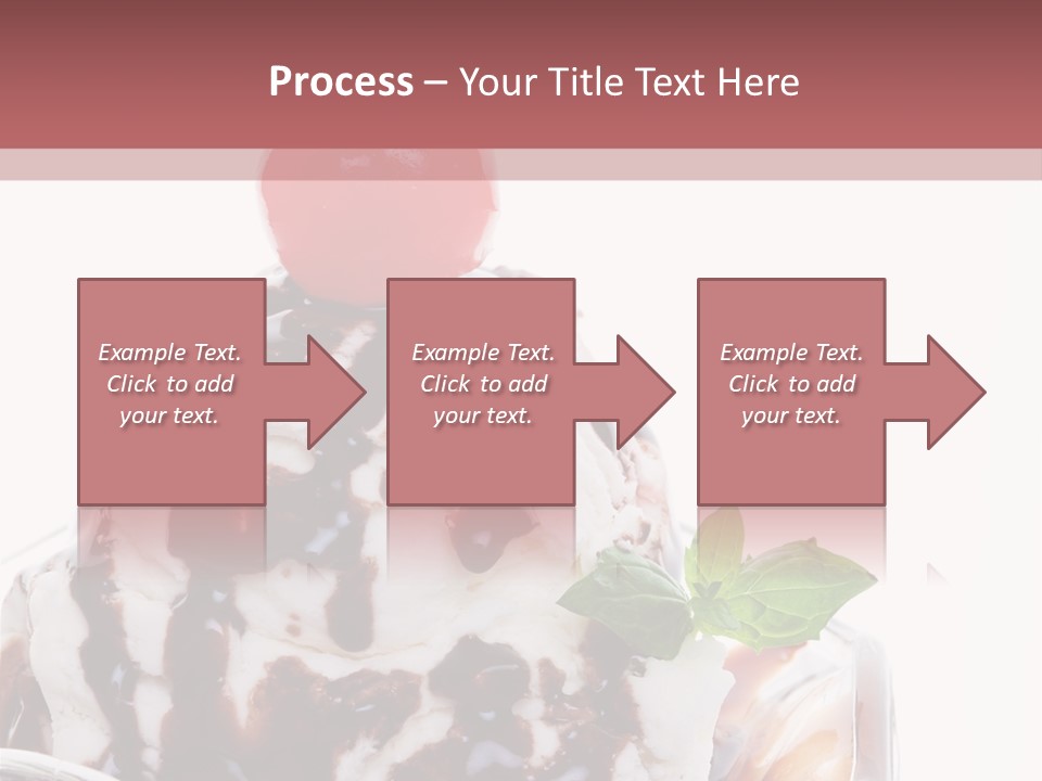 Cream Syrup Sweet PowerPoint Template