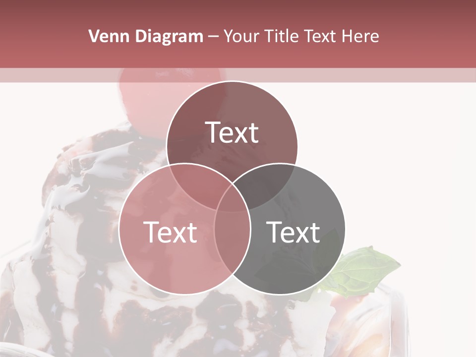 Cream Syrup Sweet PowerPoint Template