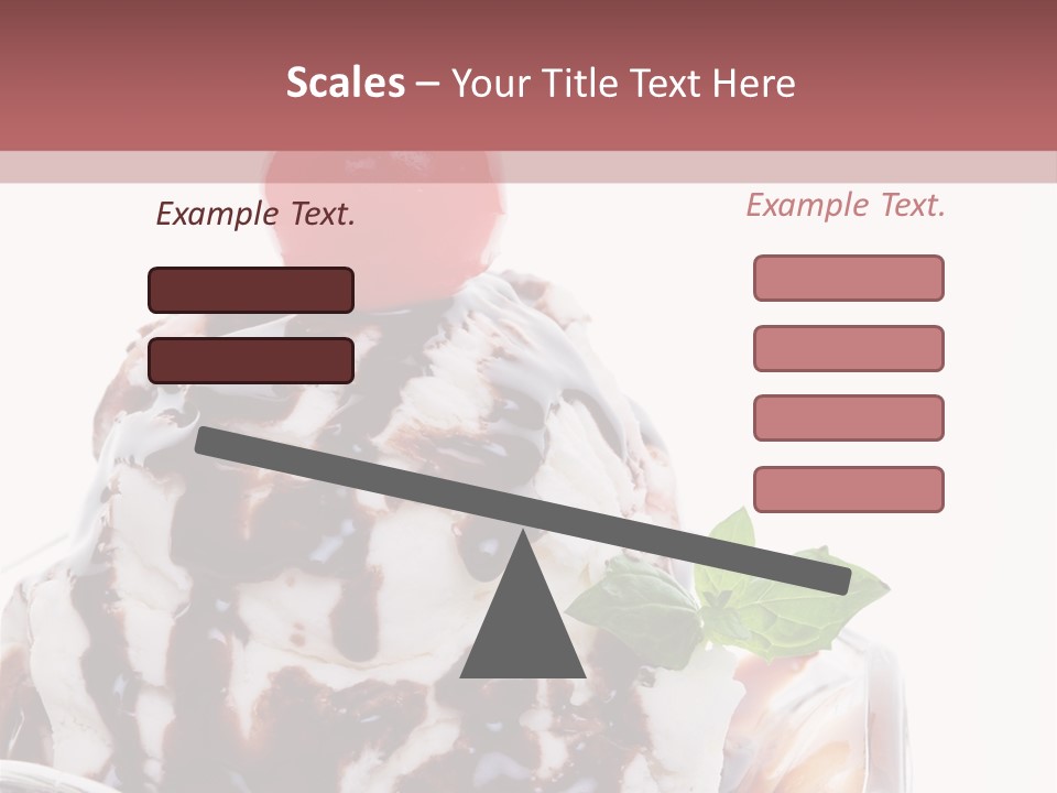 Cream Syrup Sweet PowerPoint Template