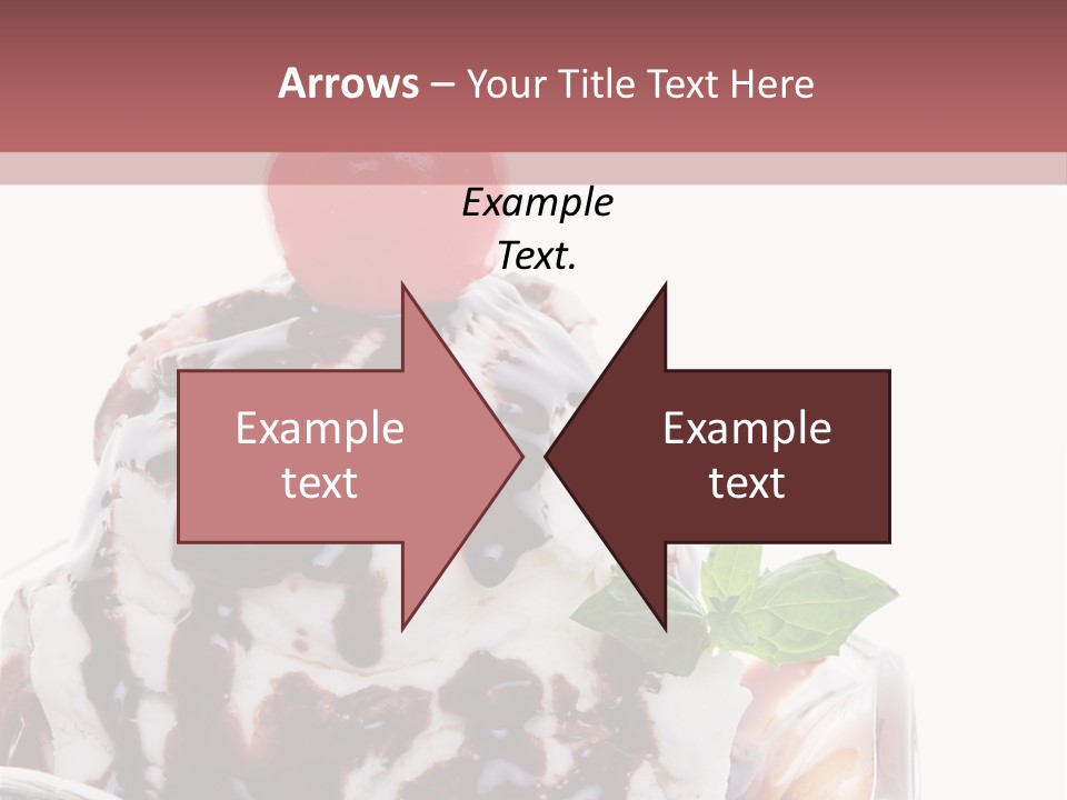 Cream Syrup Sweet PowerPoint Template