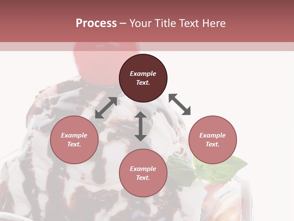 Cream Syrup Sweet PowerPoint Template