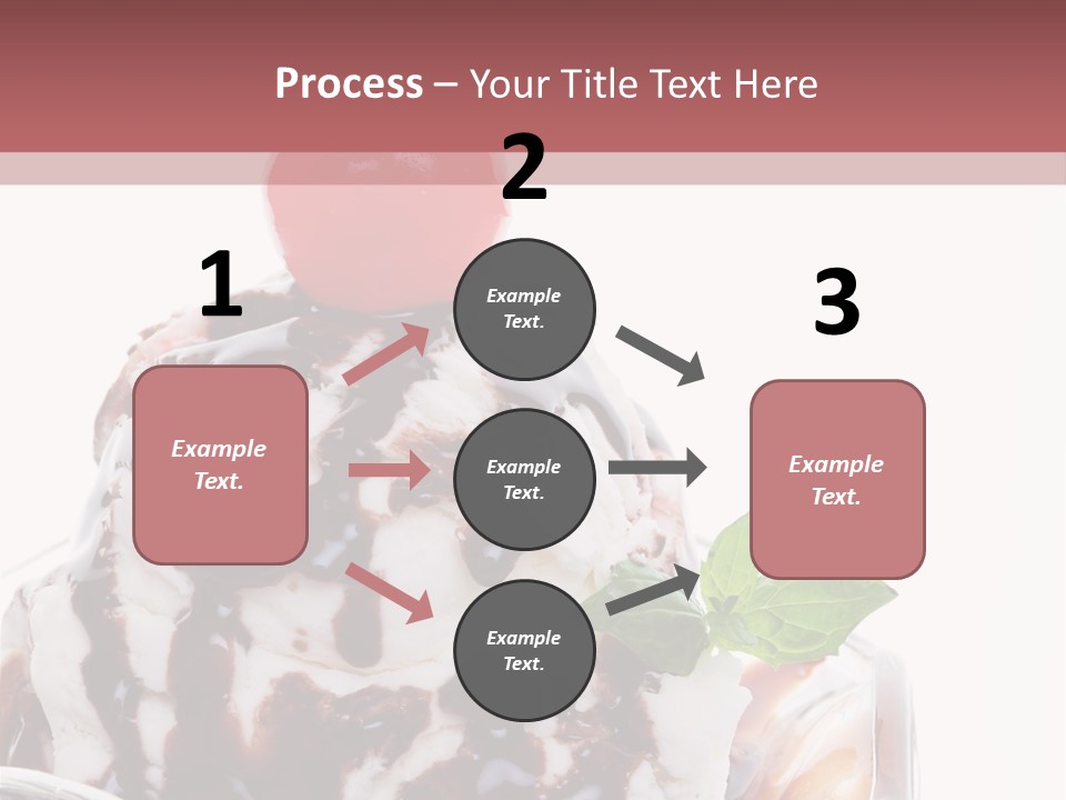 Cream Syrup Sweet PowerPoint Template