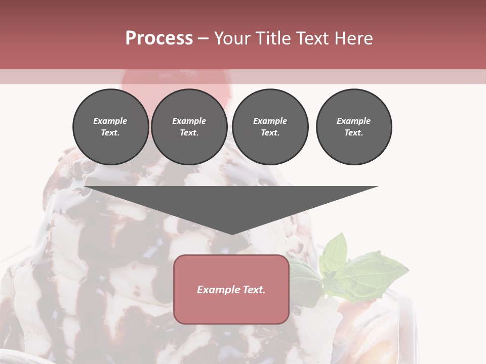 Cream Syrup Sweet PowerPoint Template