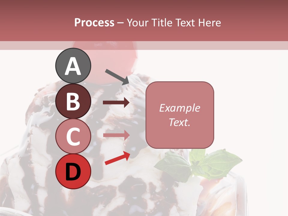 Cream Syrup Sweet PowerPoint Template